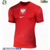 Maglie da calcio Polonia Seconda Maglia Europei 2024 Manica Corta